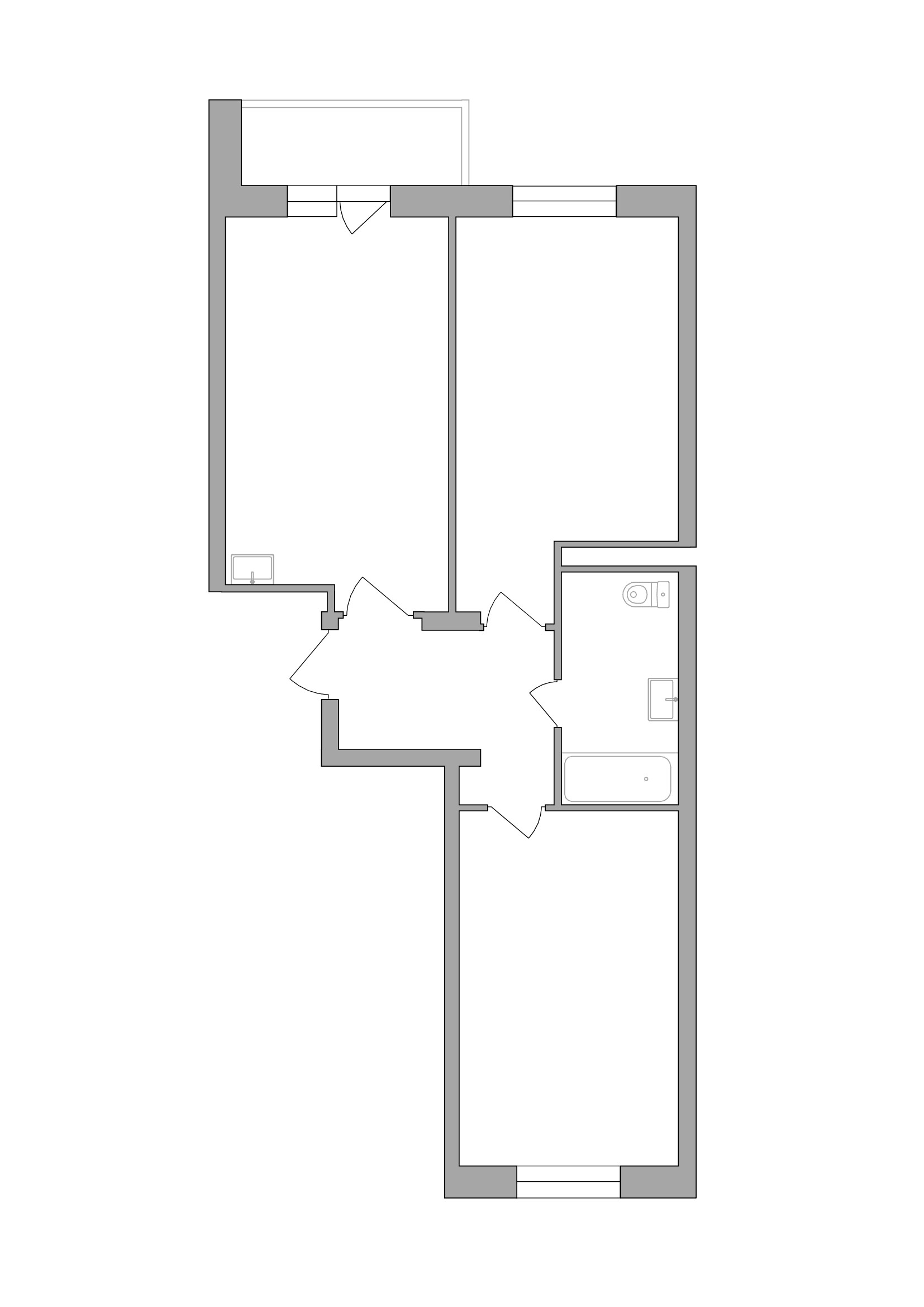 3 комн. квартира, 65.8 м², 8 этаж 