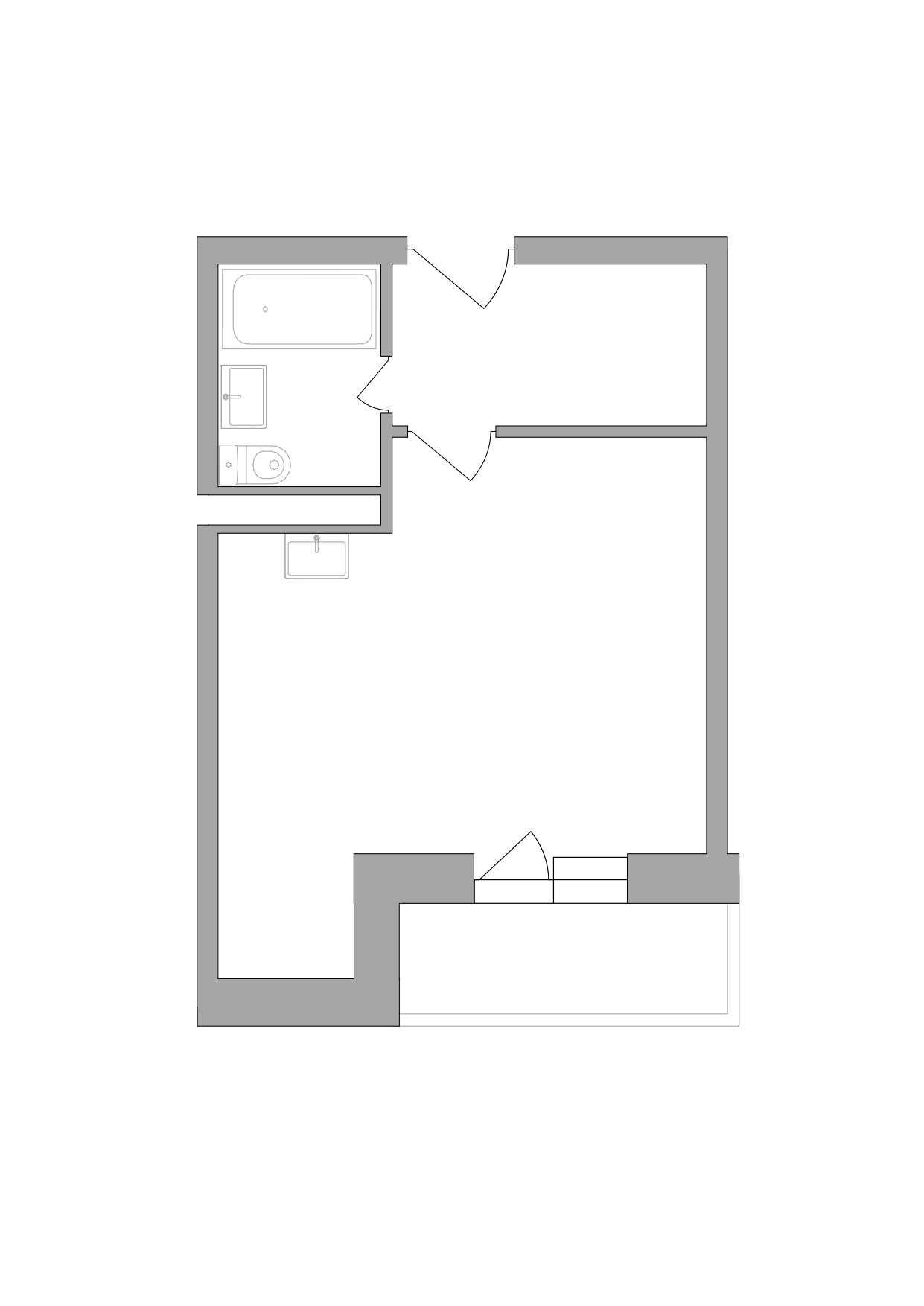студия, 27.2 м², 6 этаж 