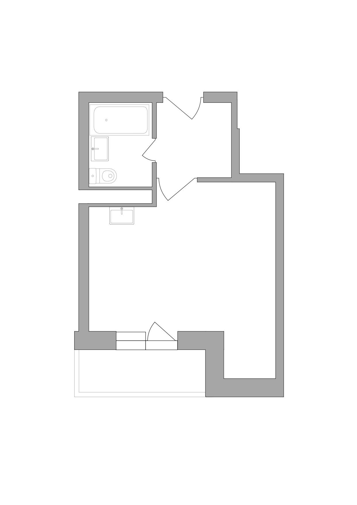 студия, 29.7 м², 9 этаж 