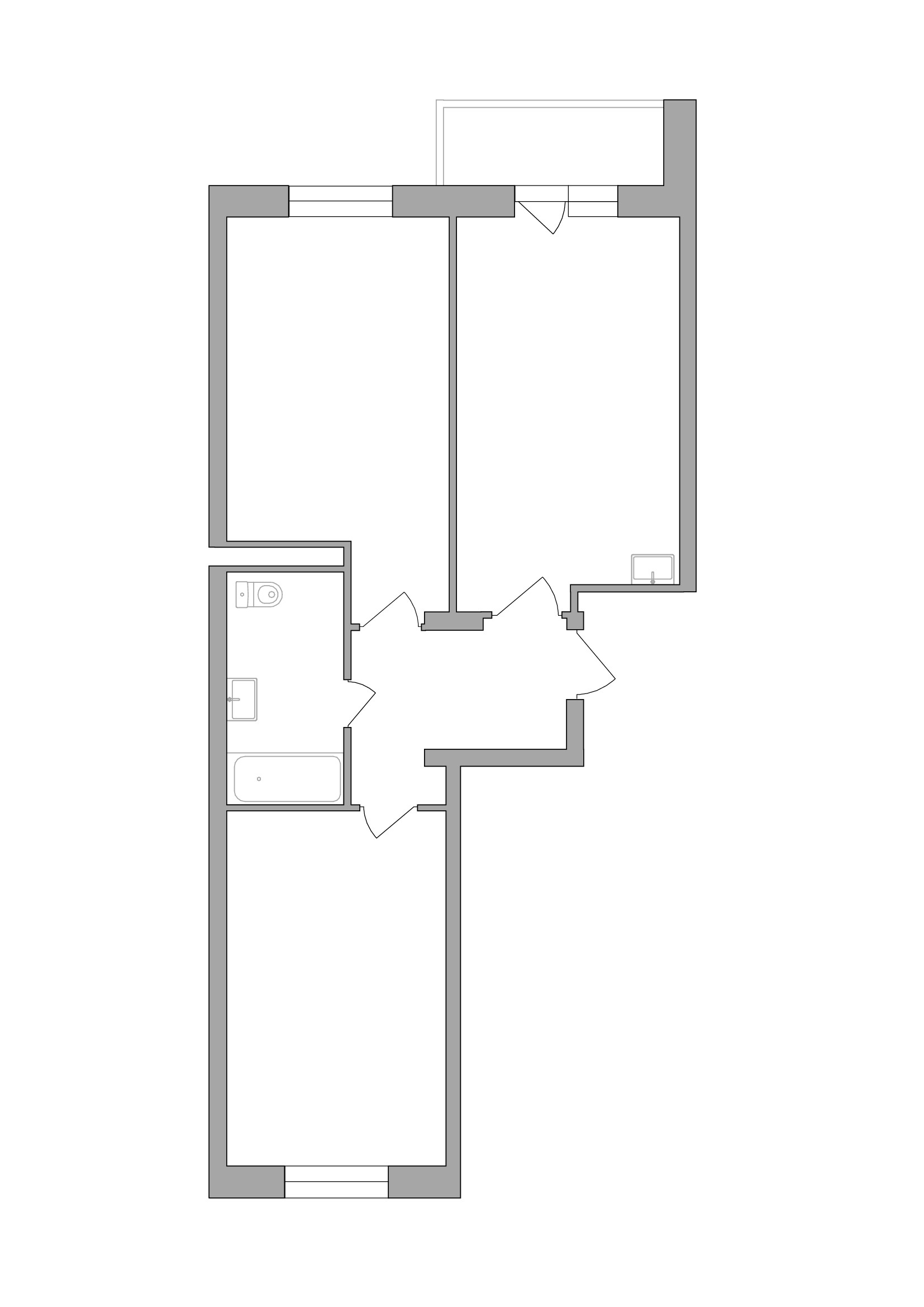 3 комн. квартира, 65.8 м², 7 этаж 