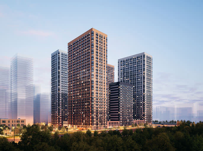 1 комн. квартира, 35.8 м², 12 этаж 
