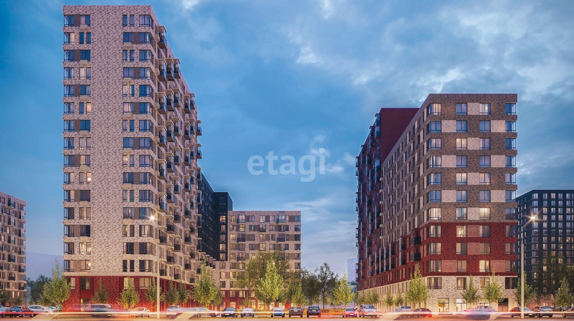3 комн. квартира, 53.7 м², 12 этаж 