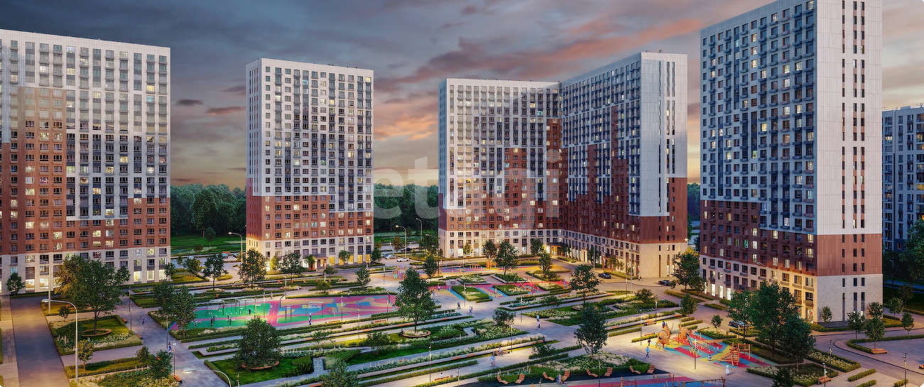 2 комн. квартира, 43.4 м², 2 этаж 