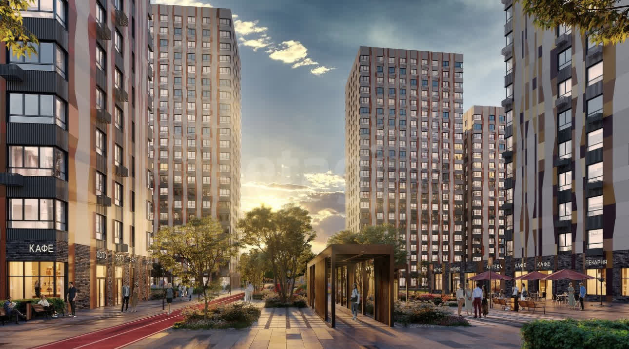 2 комн. квартира, 44 м², 17 этаж 