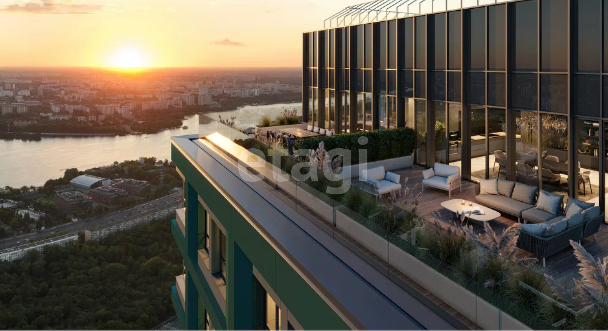 1 комн. квартира, 40.9 м², 17 этаж 