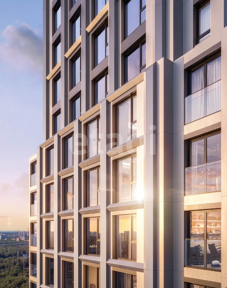 1 комн. квартира, 41.5 м², 18 этаж 
