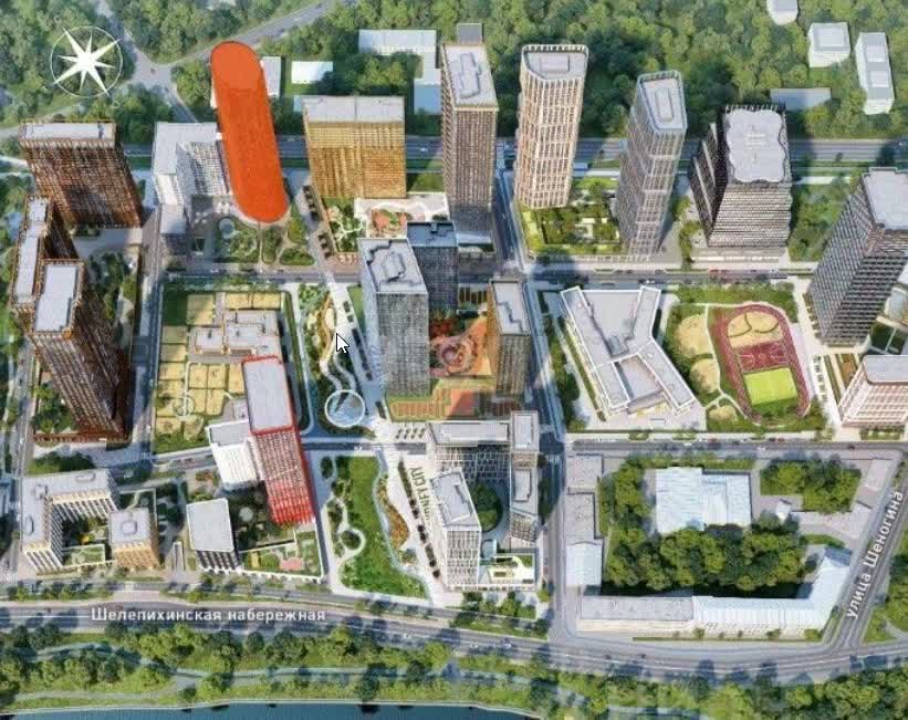 1 комн. квартира, 56.2 м², 5 этаж 