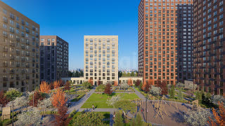 2 комн. квартира, 58.3 м², 23 этаж 