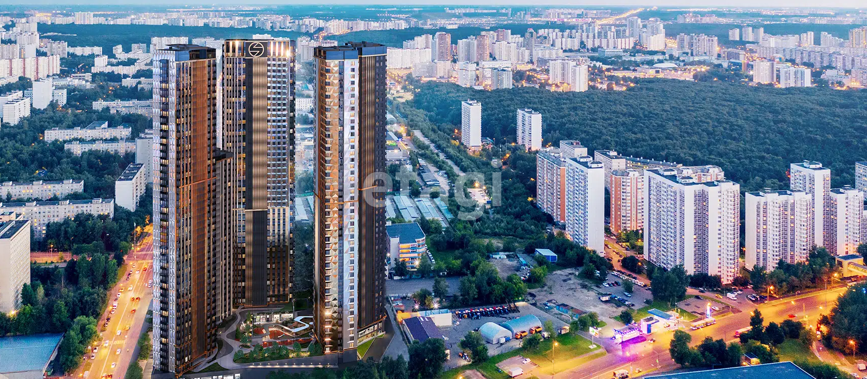 3 комн. квартира, 84.1 м², 14 этаж 