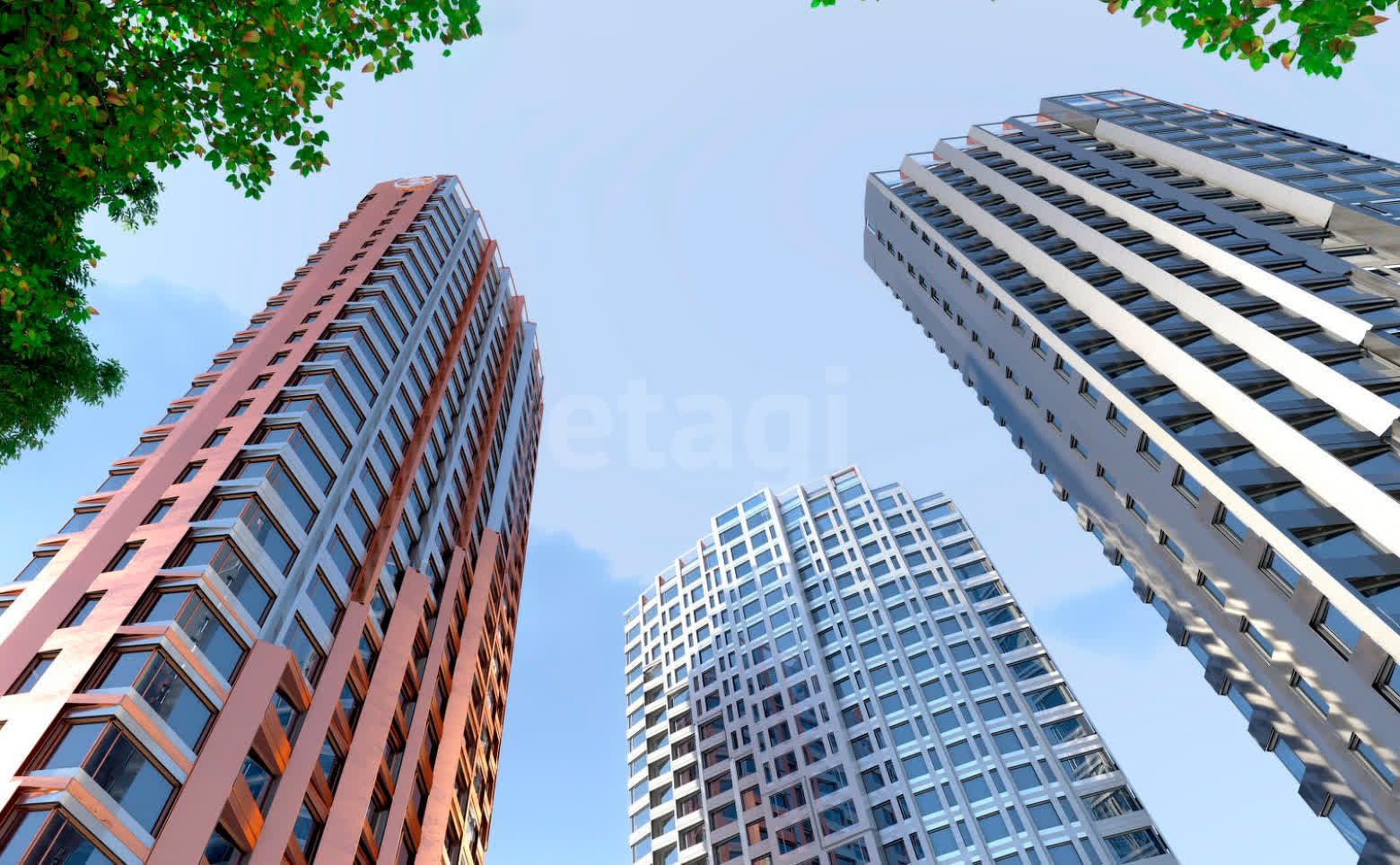 3 комн. квартира, 69.5 м², 17 этаж 