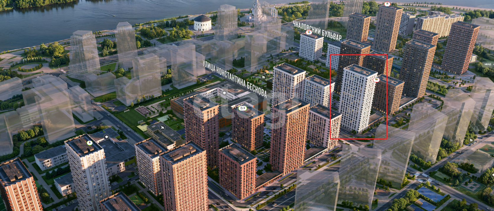4 комн. квартира, 120.1 м², 16 этаж 