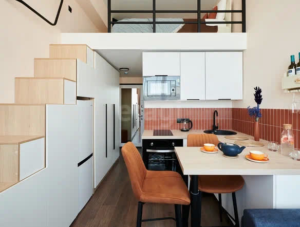 студия, 16.7 м², 1 этаж 