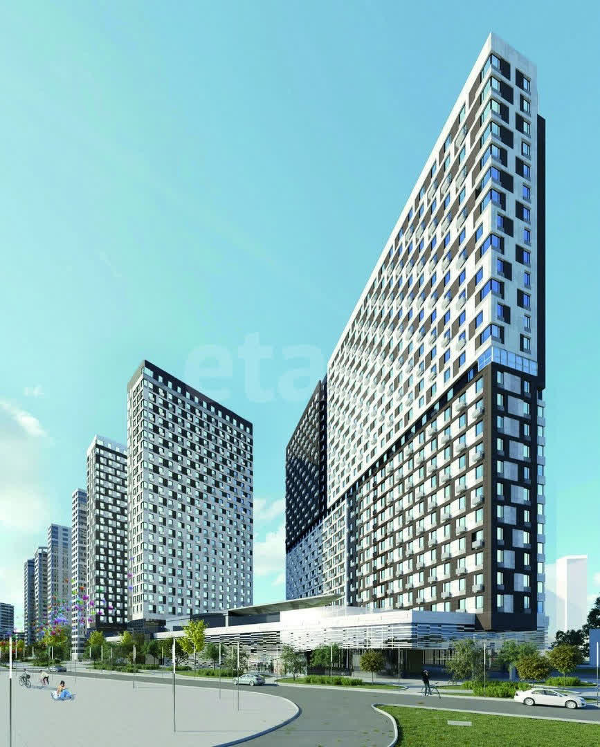 1 комн. квартира, 38.5 м², 20 этаж 