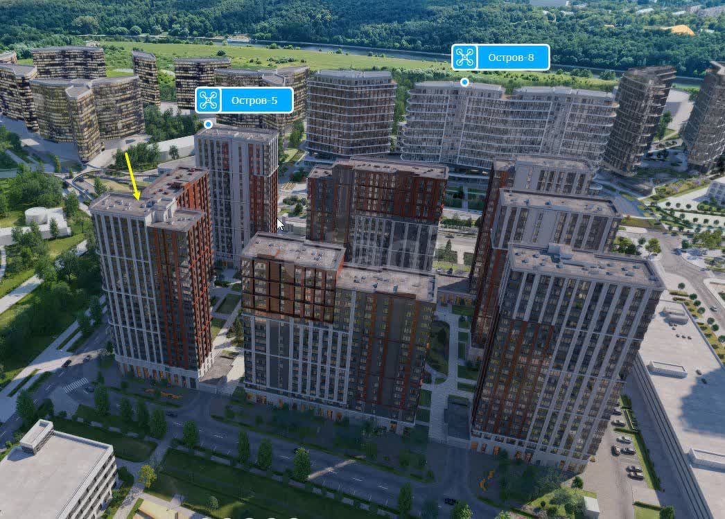1 комн. квартира, 44.7 м², 9 этаж 