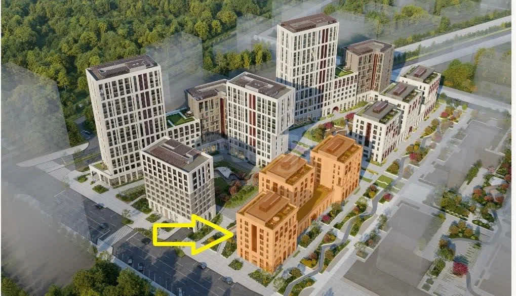 3 комн. квартира, 85.7 м², 3 этаж 