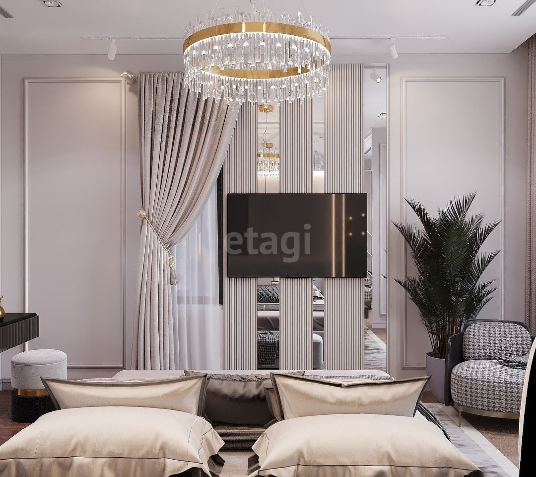 3 комн. квартира, 120.4 м², 30 этаж 