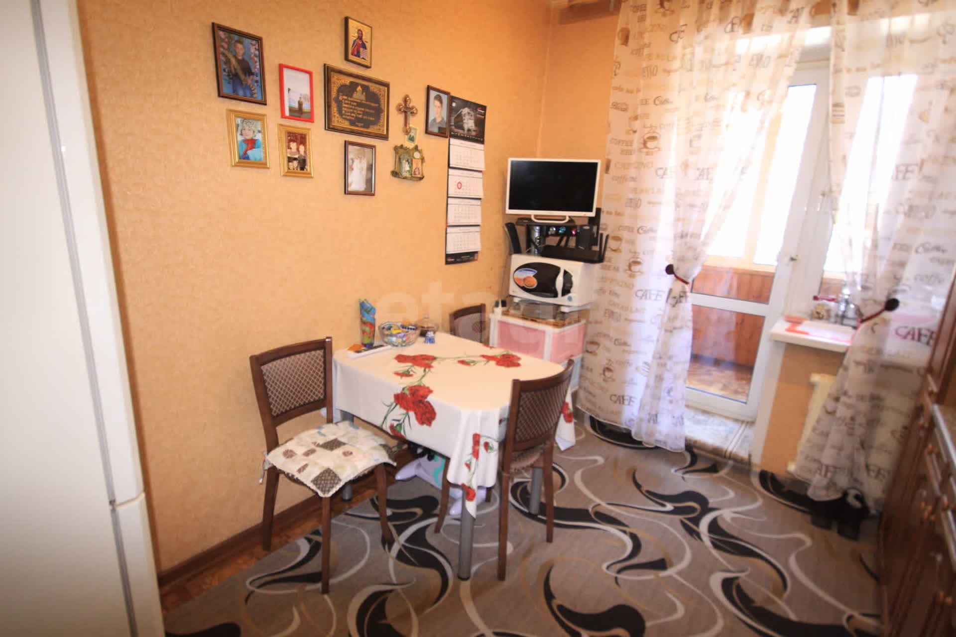 3 комн. квартира, 61.2 м², 1 этаж 