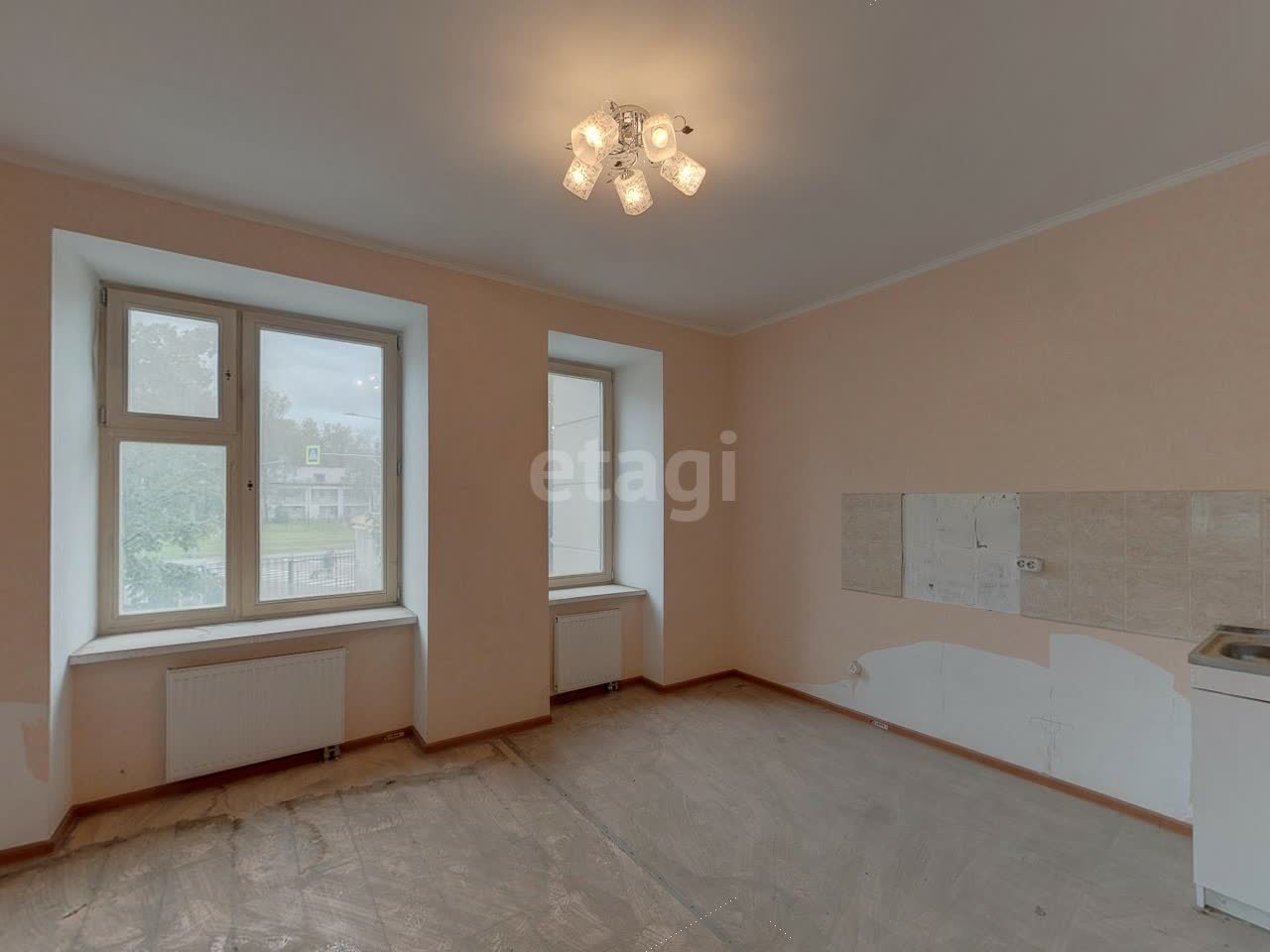 2 комн. квартира, 46.5 м², 1 этаж 