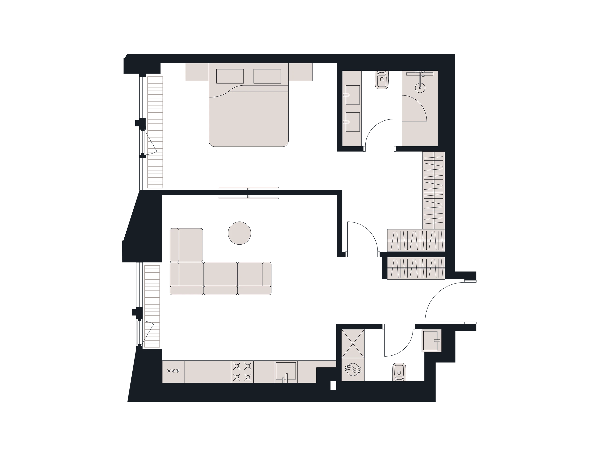 2 комн. квартира, 67.2 м², 11 этаж 