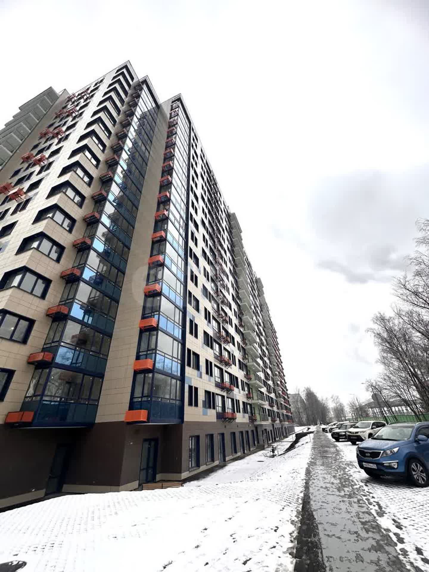 1 комн. квартира, 40.9 м², 16 этаж 