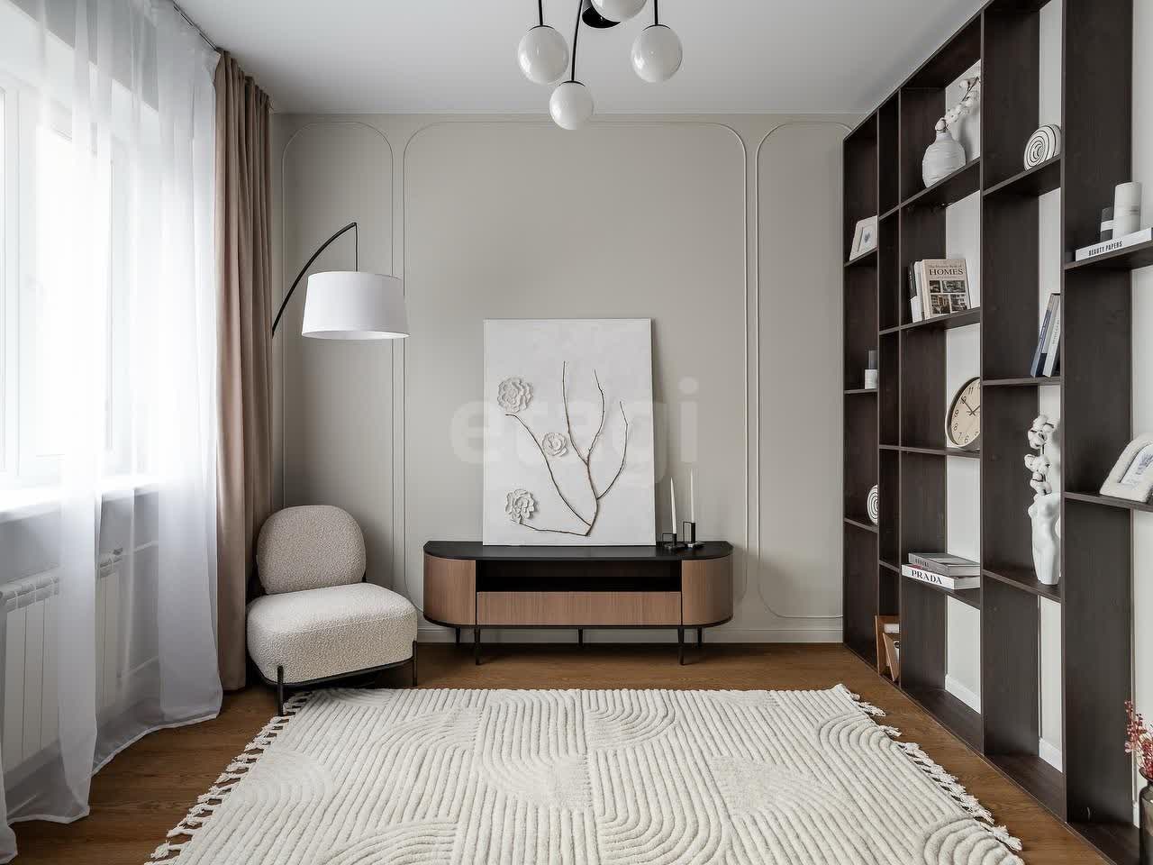 3 комн. квартира, 58 м², 2 этаж 