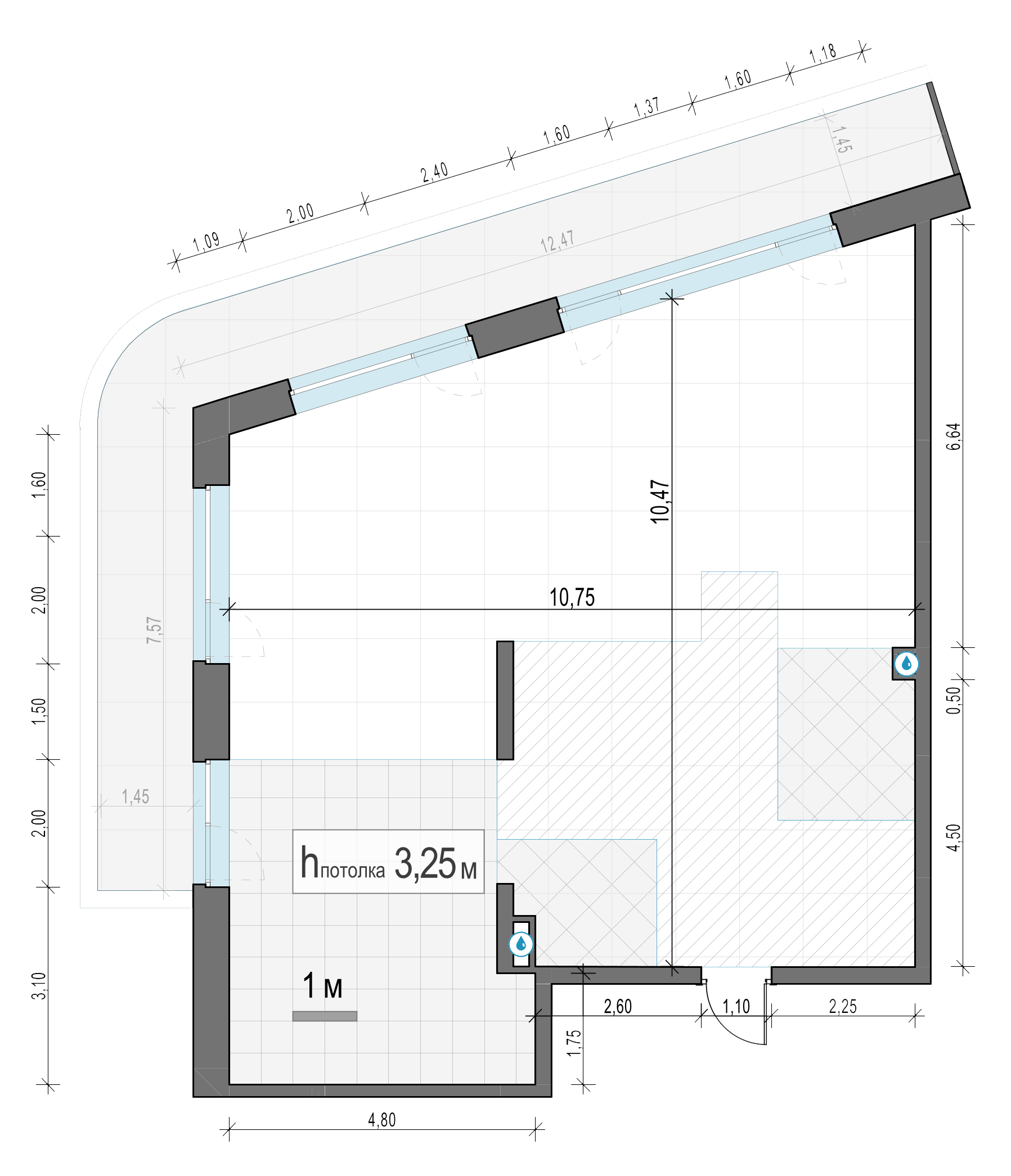 3 комн. квартира, 121.3 м², 18 этаж 