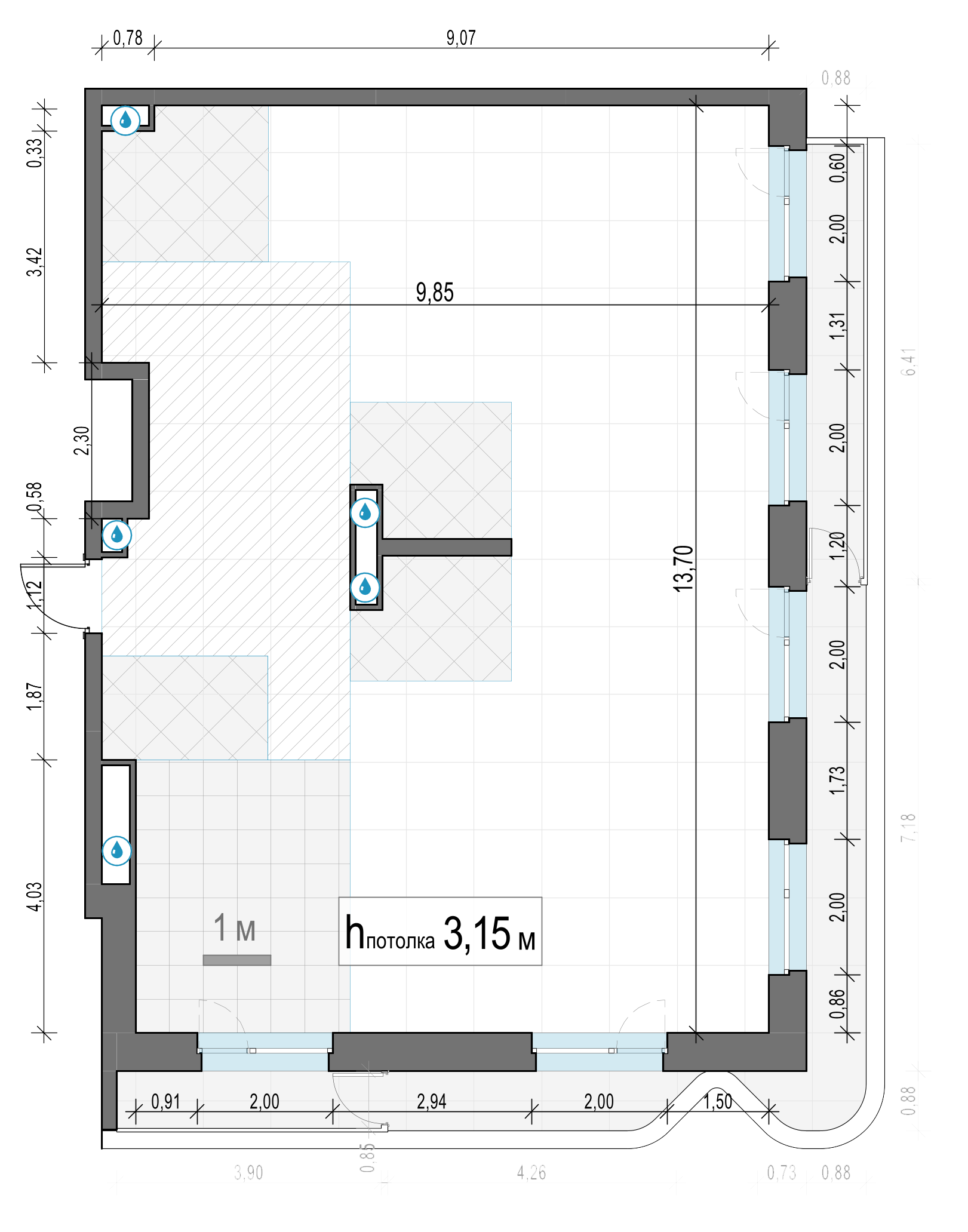 4 комн. квартира, 135.3 м², 15 этаж 