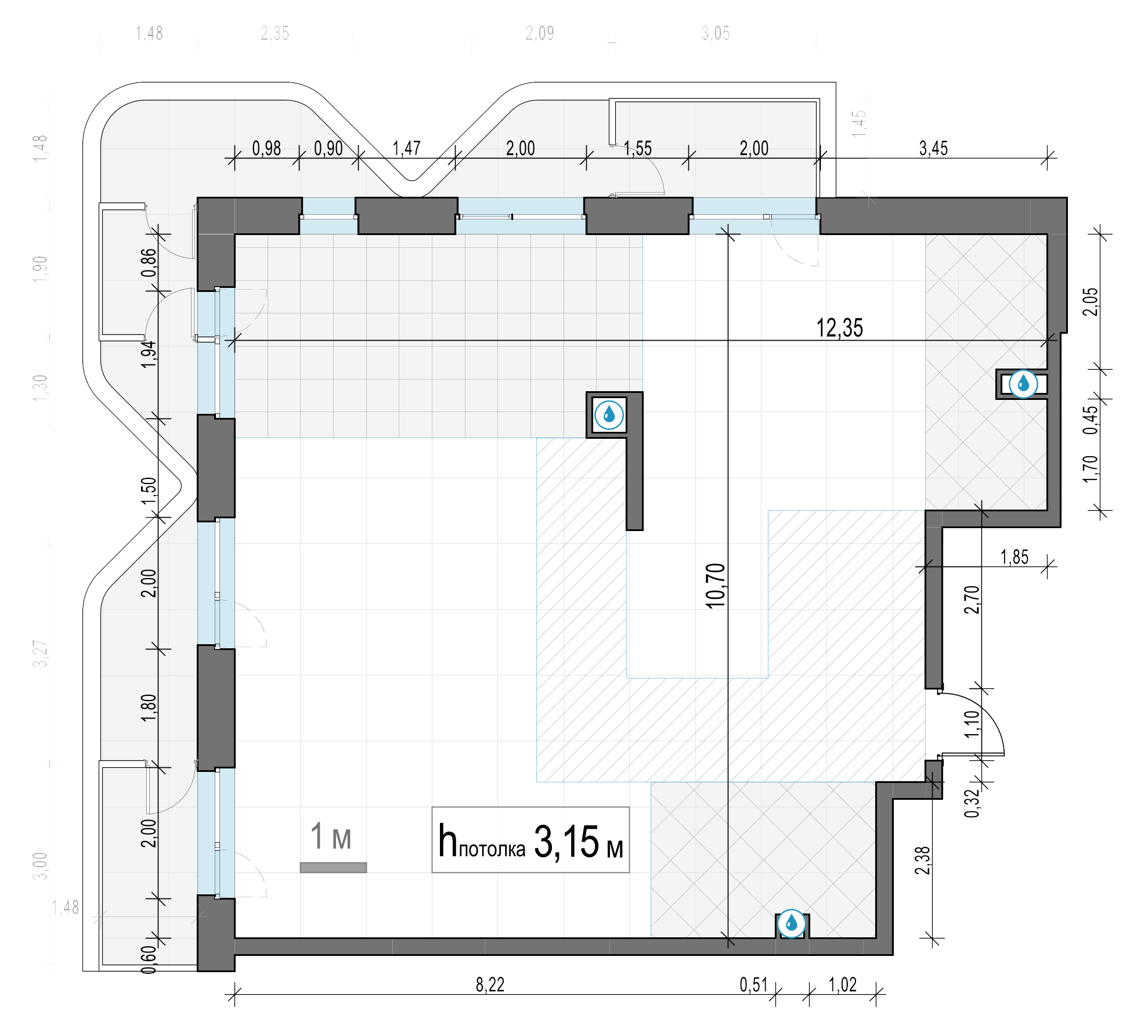 3 комн. квартира, 126 м², 11 этаж 