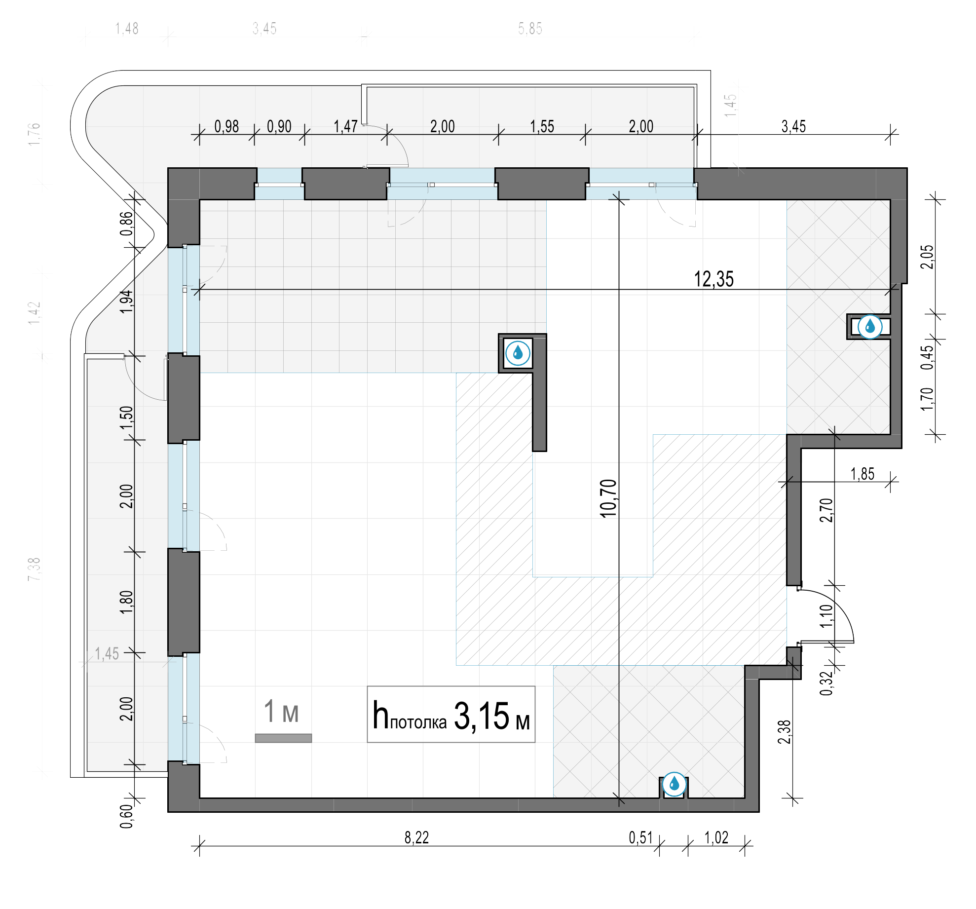 3 комн. квартира, 127 м², 17 этаж 