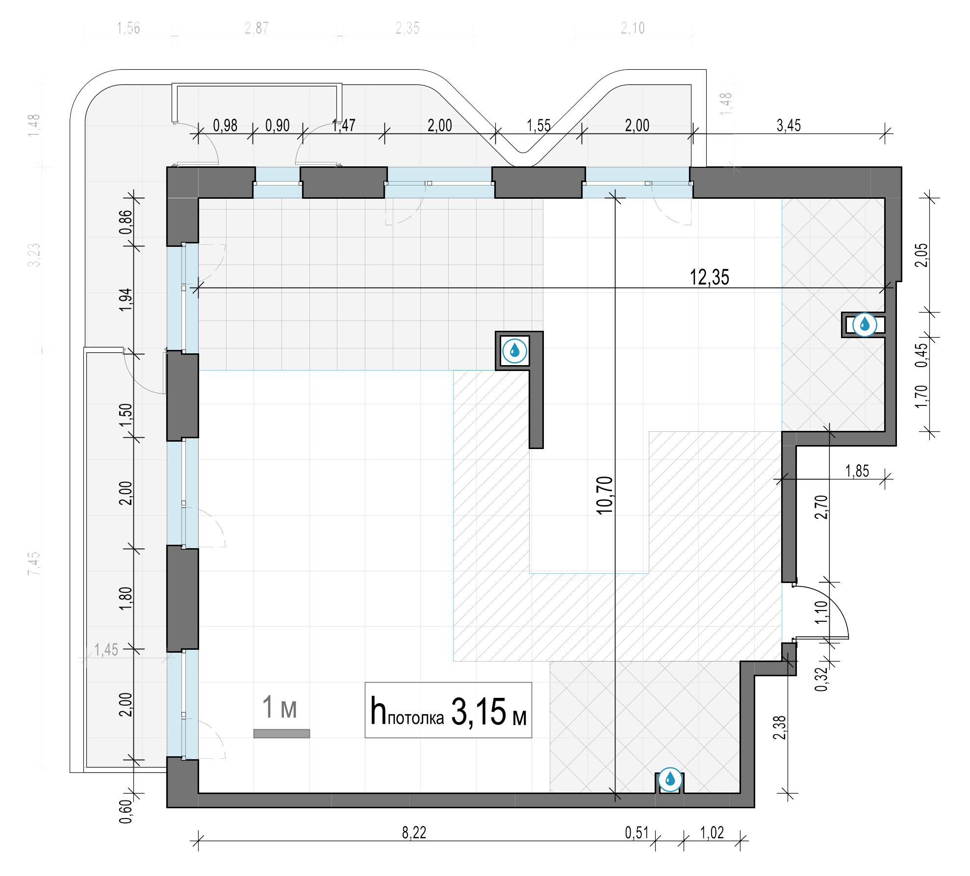 3 комн. квартира, 126.5 м², 16 этаж 