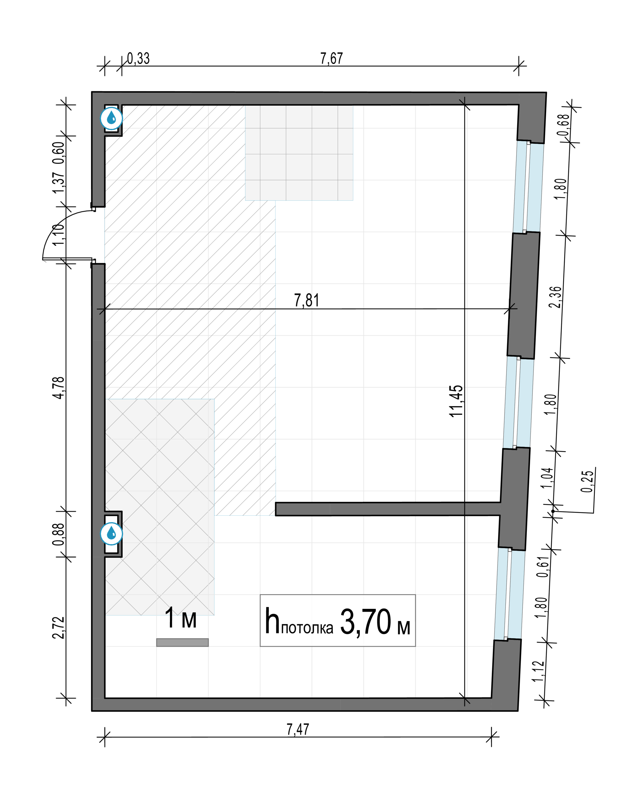 2 комн. квартира, 84.4 м², 14 этаж 