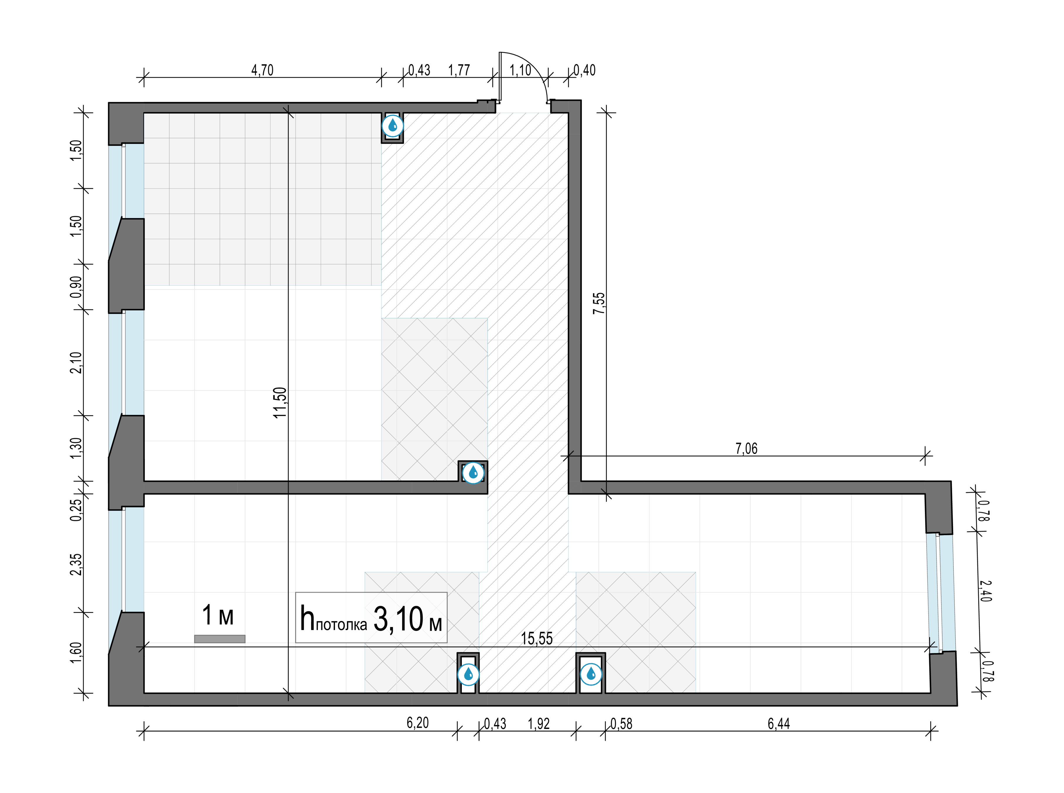 3 комн. квартира, 119 м², 4 этаж 
