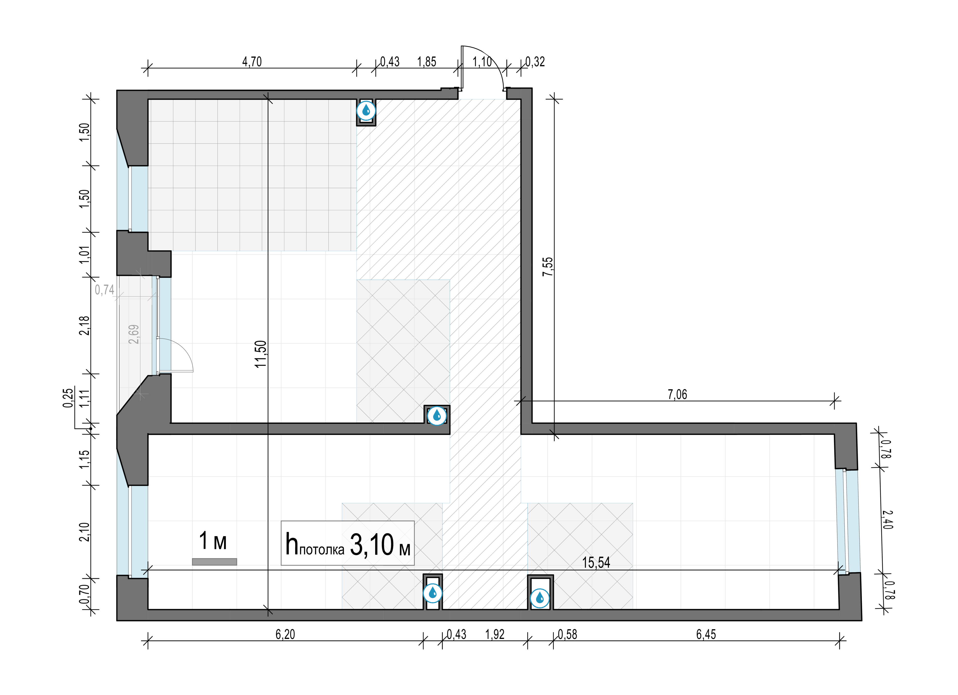 3 комн. квартира, 118.4 м², 3 этаж 