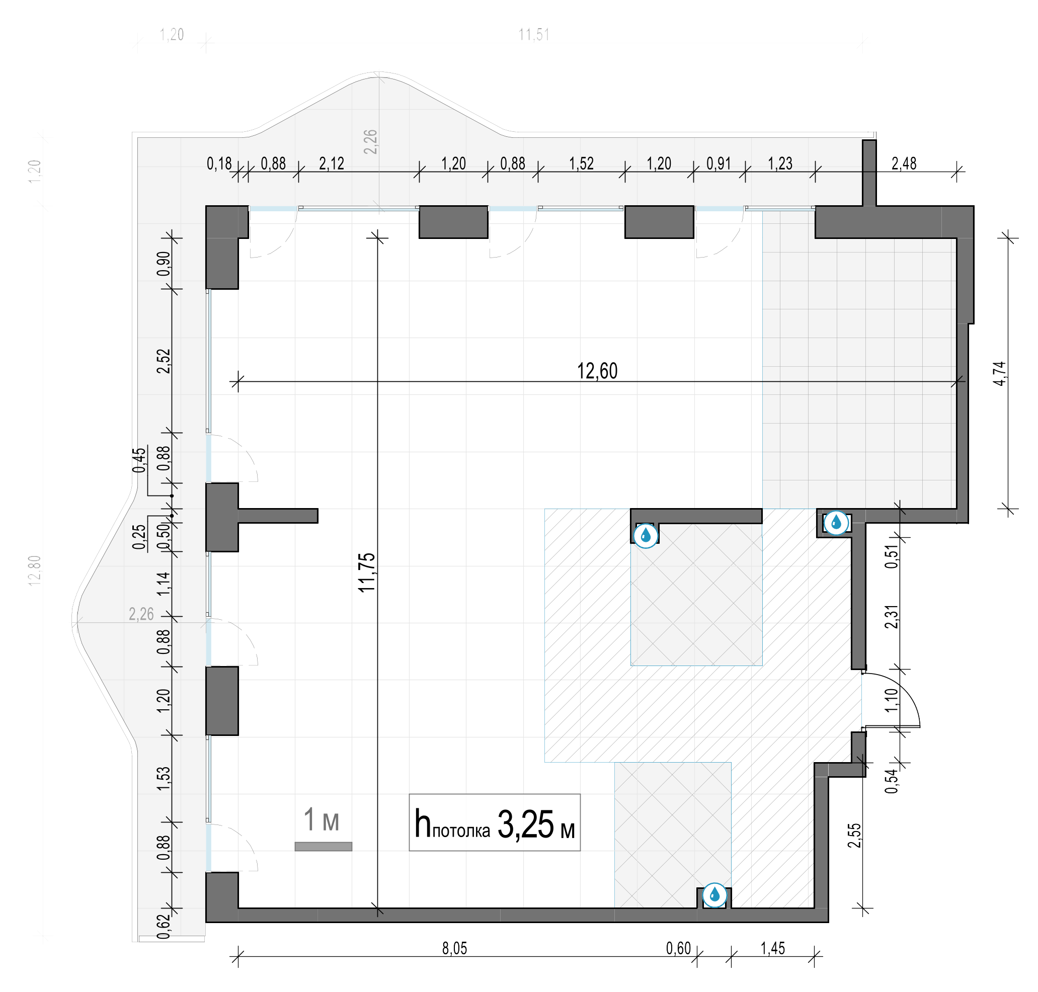 3 комн. квартира, 139.1 м², 18 этаж 