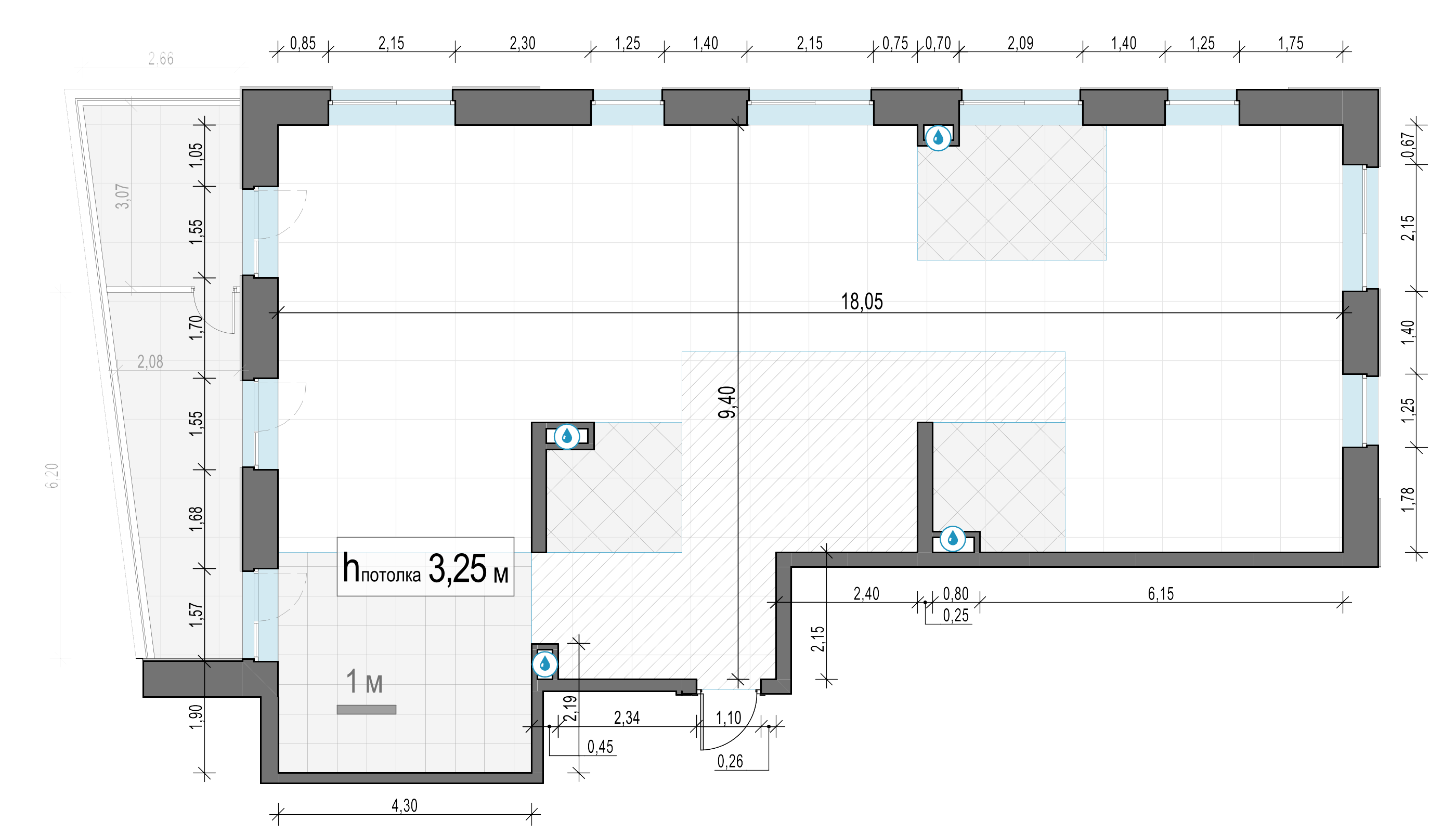 5 комн. квартира, 159.8 м², 17 этаж 