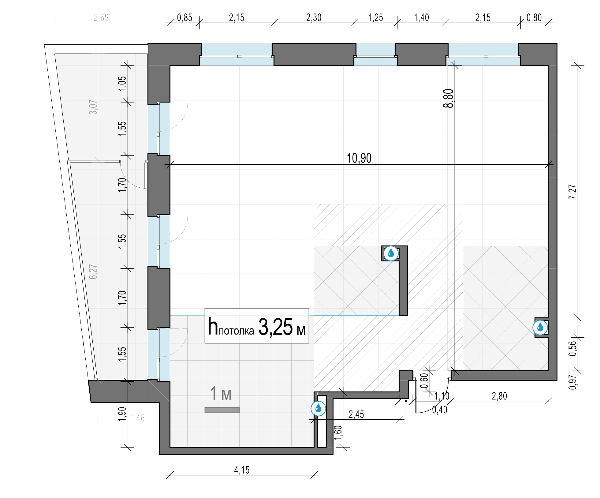 3 комн. квартира, 112.6 м², 17 этаж 