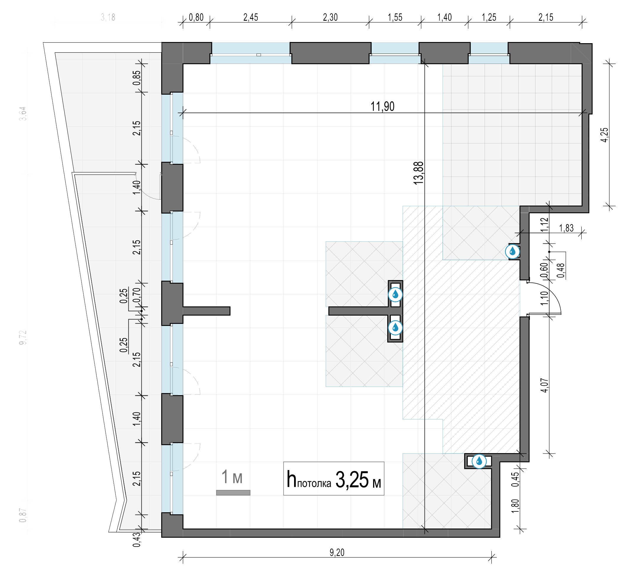 4 комн. квартира, 153.3 м², 15 этаж 