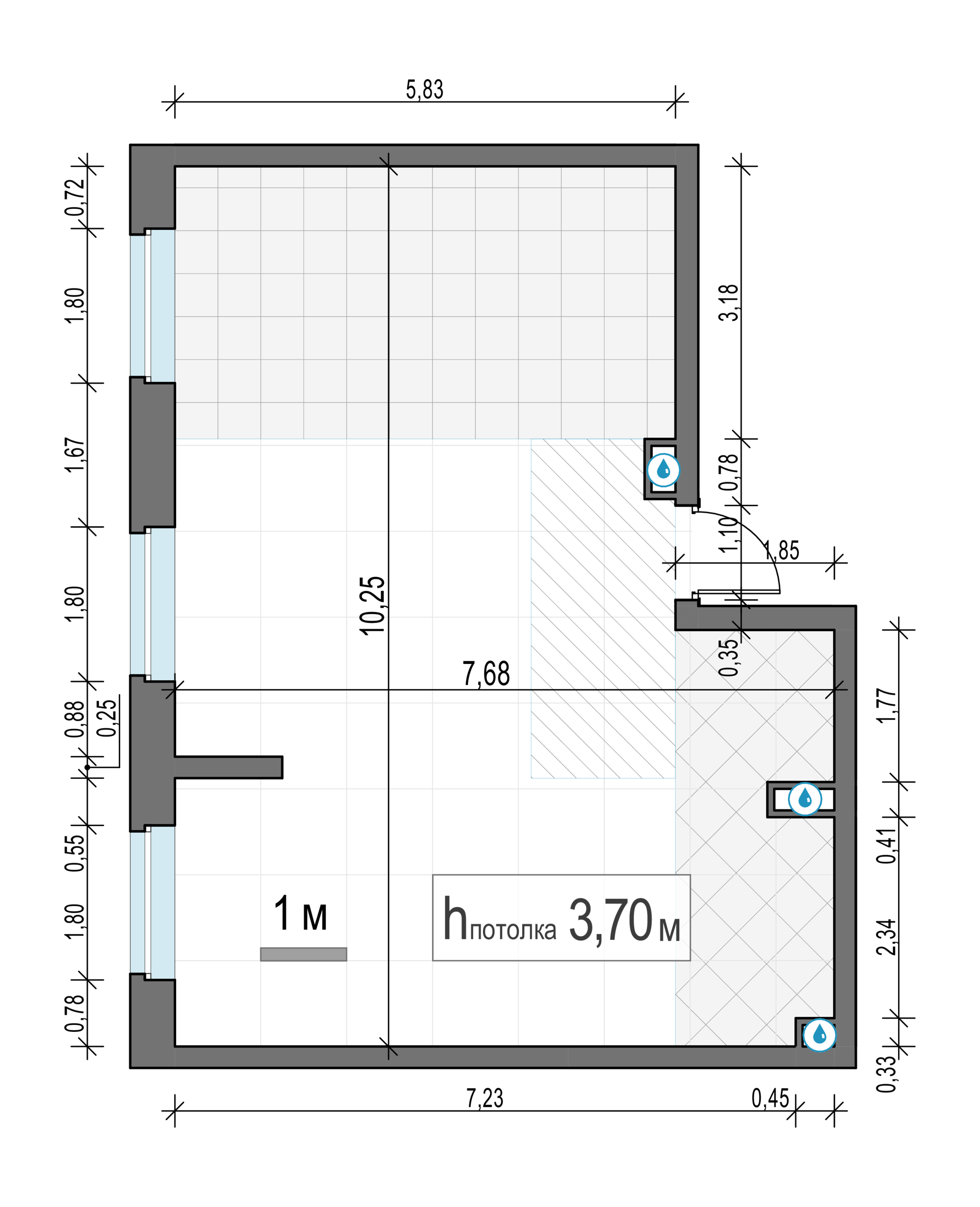2 комн. квартира, 65.9 м², 14 этаж 