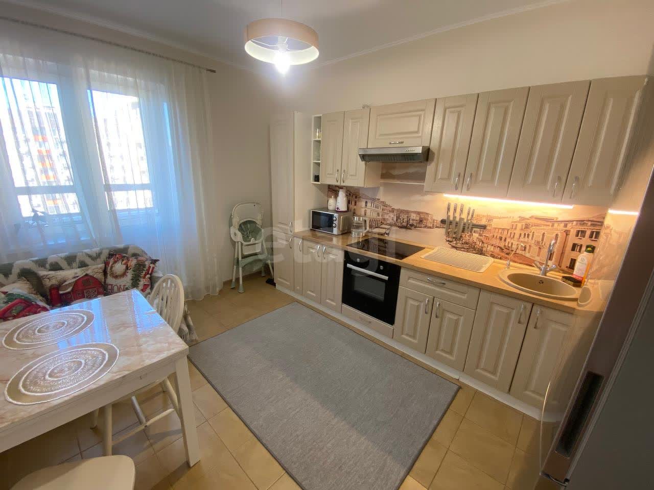 2 комн. квартира, 55.5 м², 15 этаж 