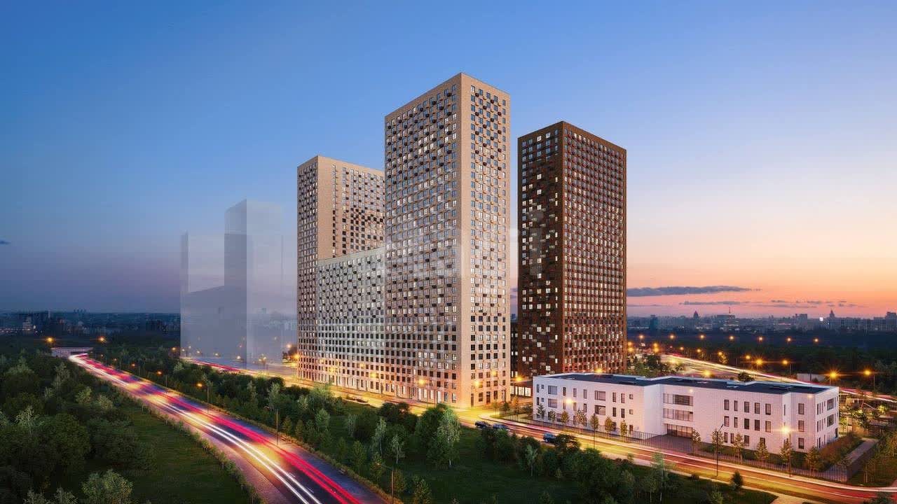 1 комн. квартира, 40.7 м², 23 этаж 