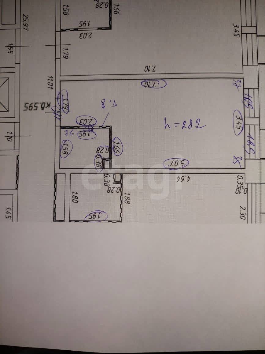 студия, 25 м², 31 этаж 