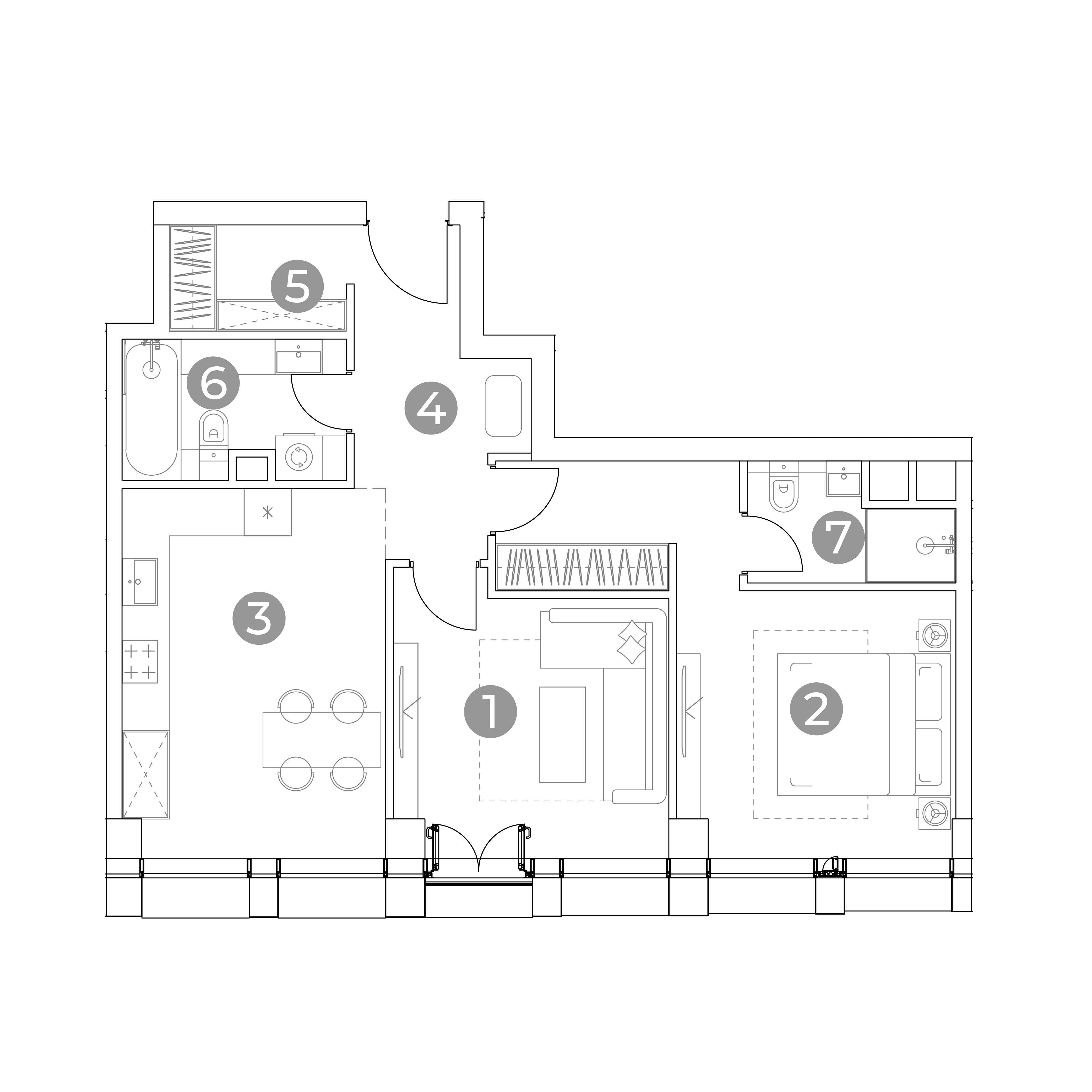 2 комн. квартира, 63.4 м², 18 этаж 