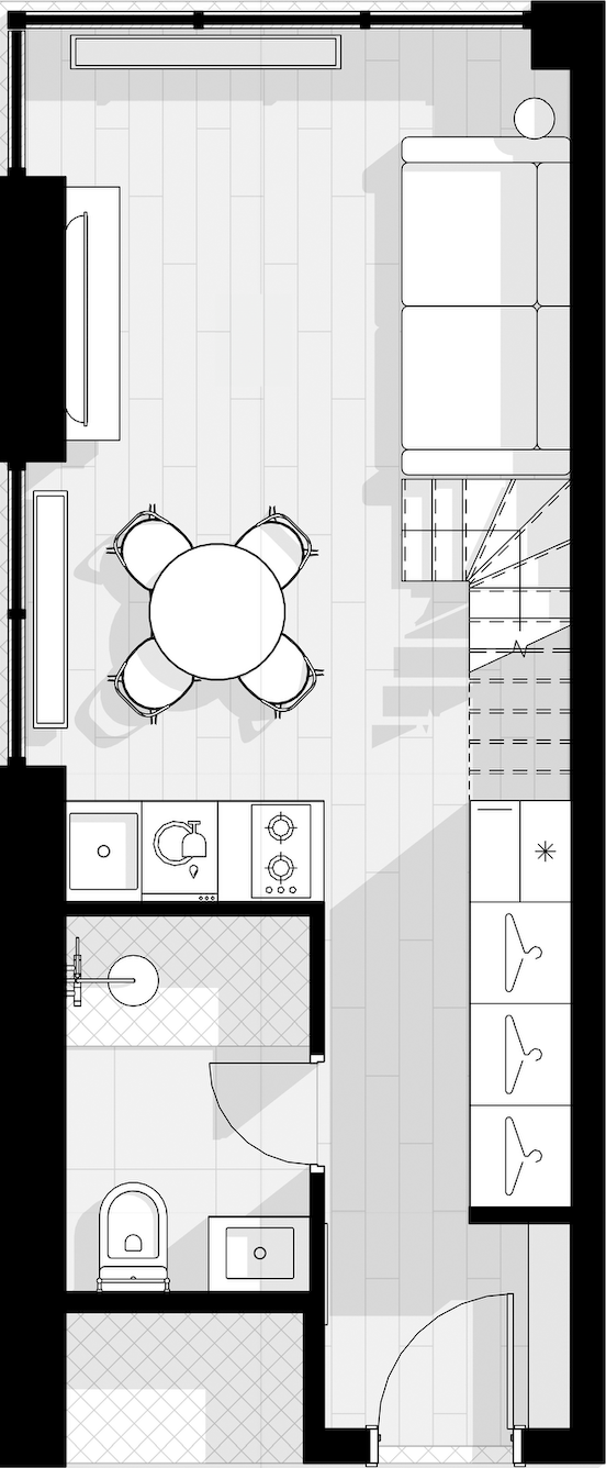 студия, 25.7 м², 5 этаж 