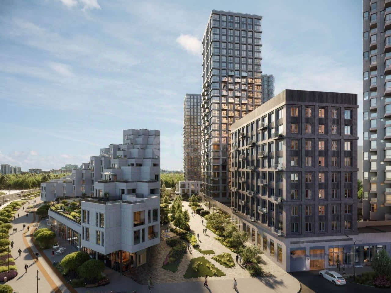 1 комн. квартира, 39.6 м², 15 этаж 