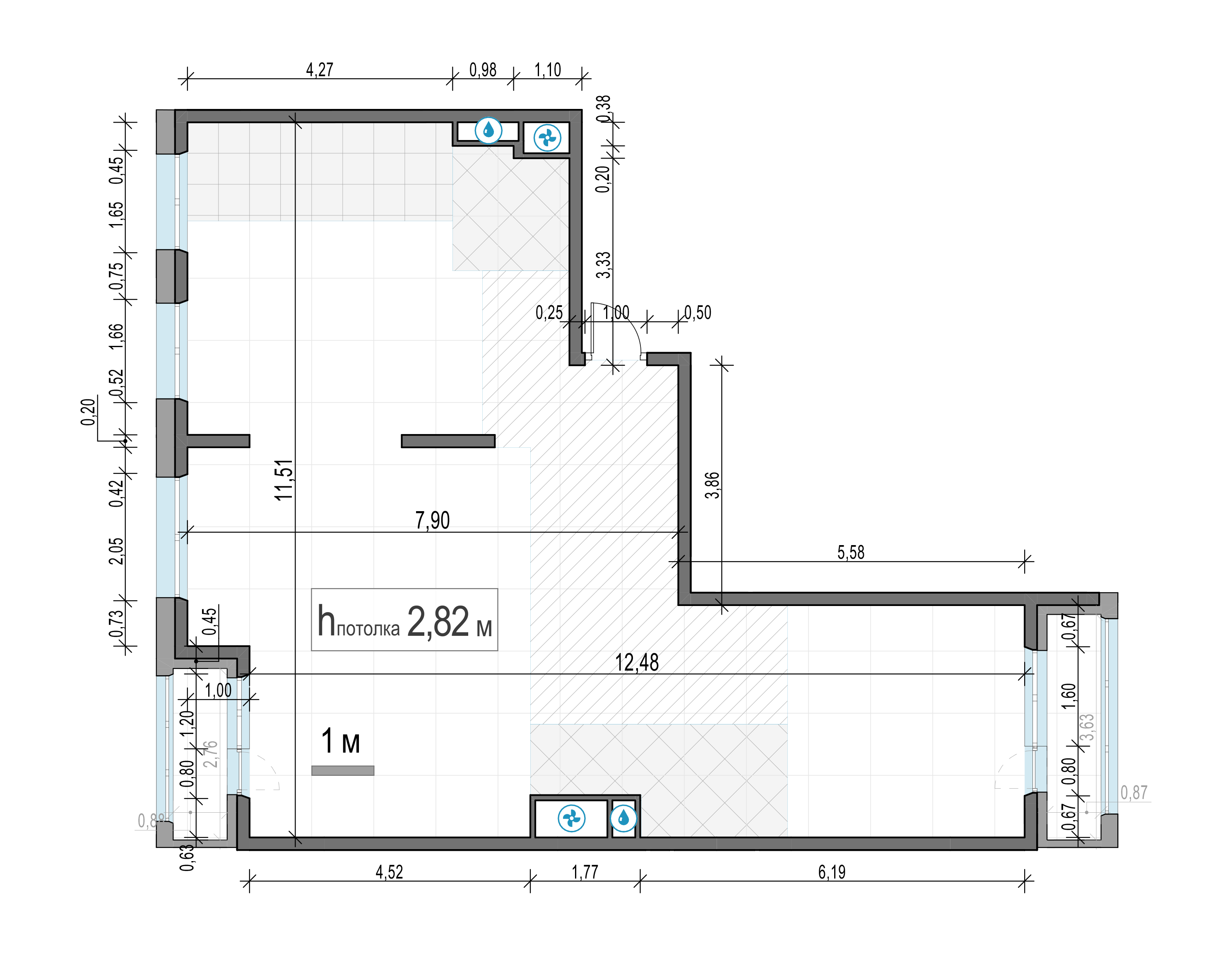 4 комн. квартира, 99.4 м², 12 этаж 