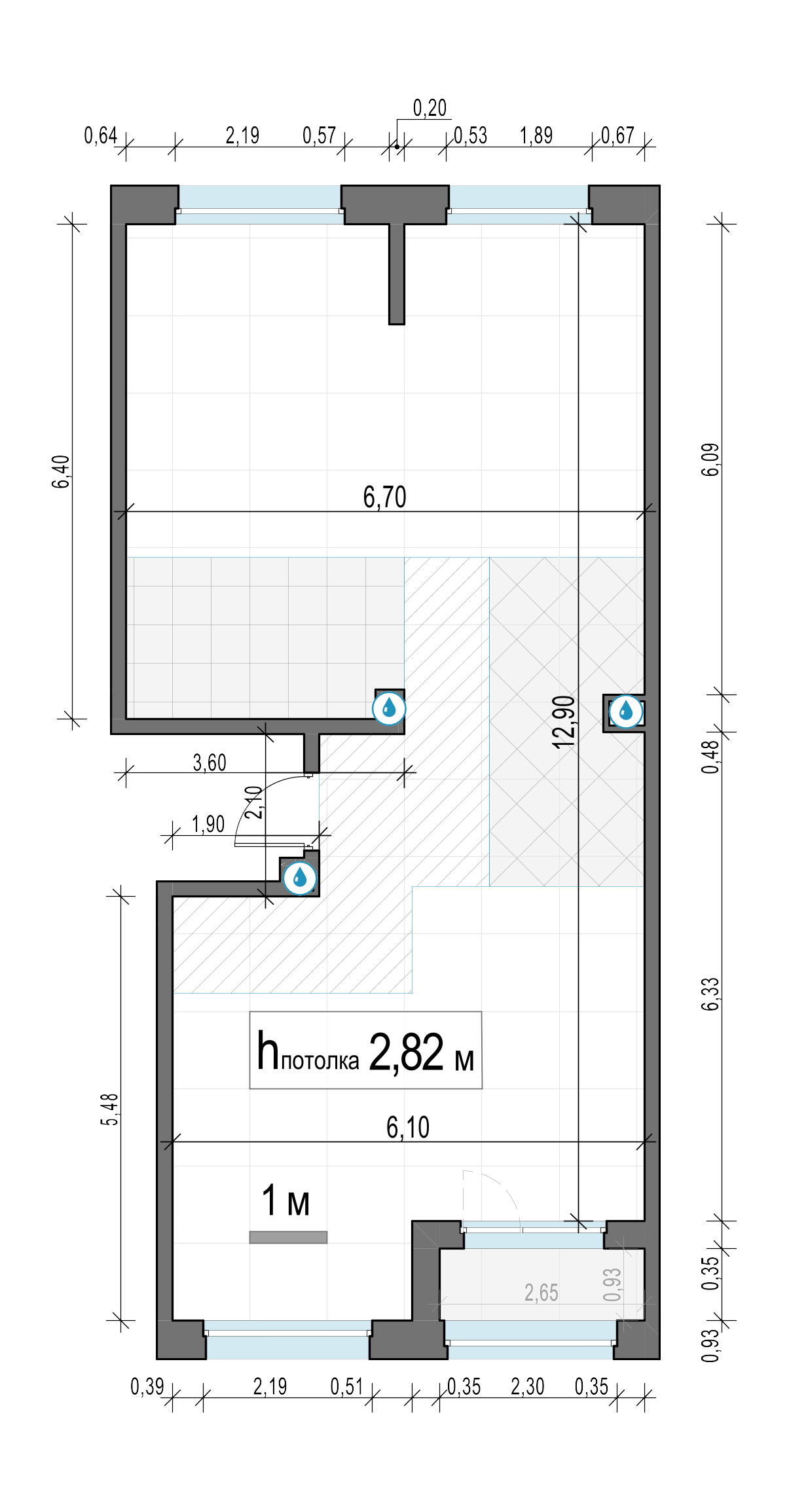 4 комн. квартира, 80.8 м², 22 этаж 