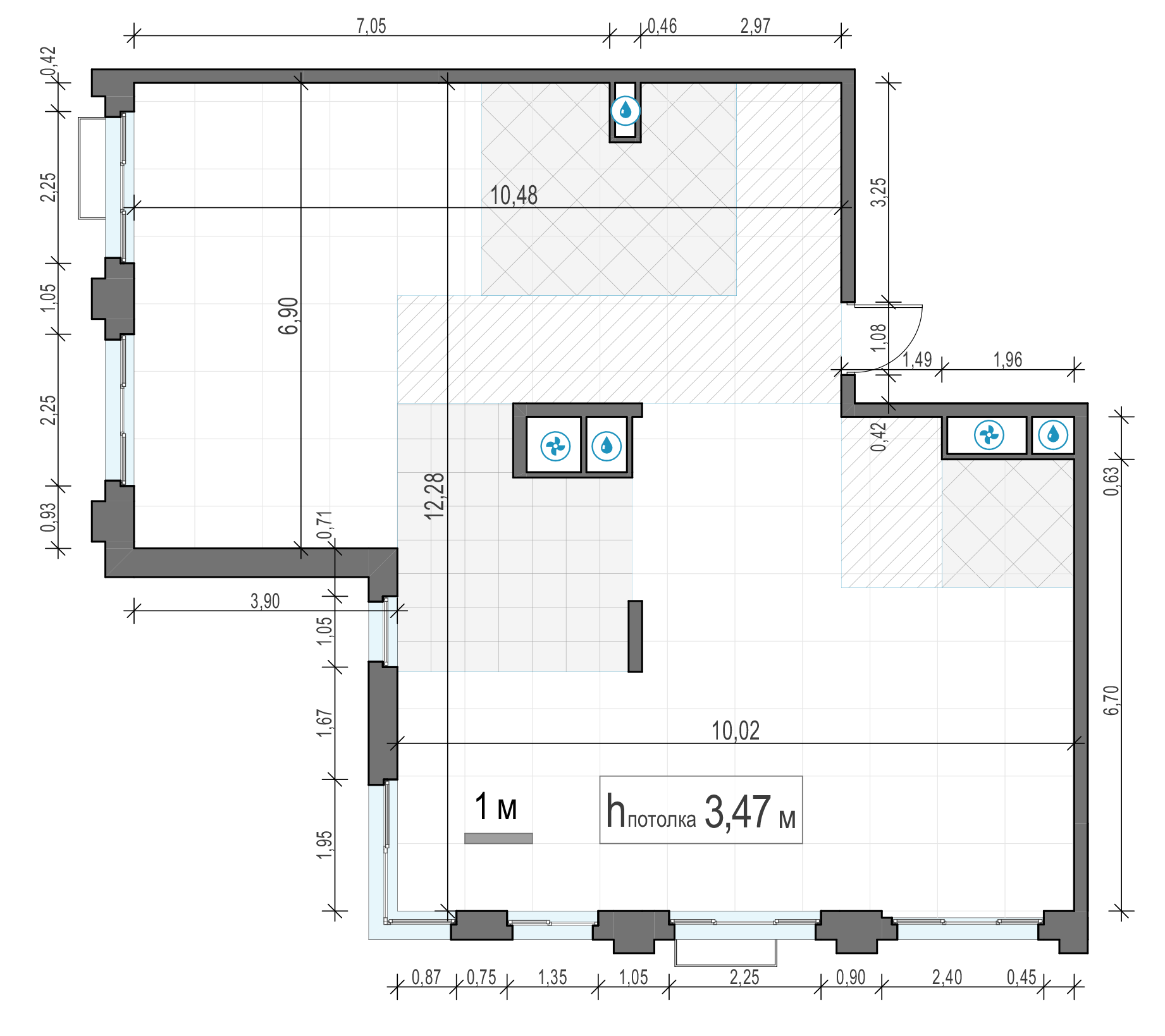 4 комн. квартира, 126.3 м², 26 этаж 