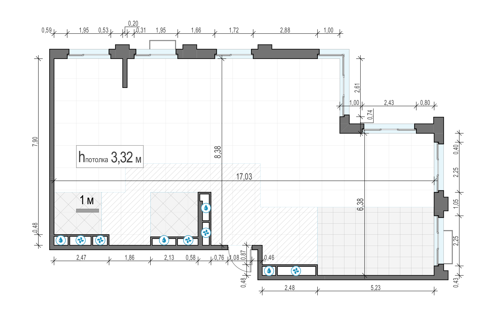 4 комн. квартира, 130.9 м², 27 этаж 