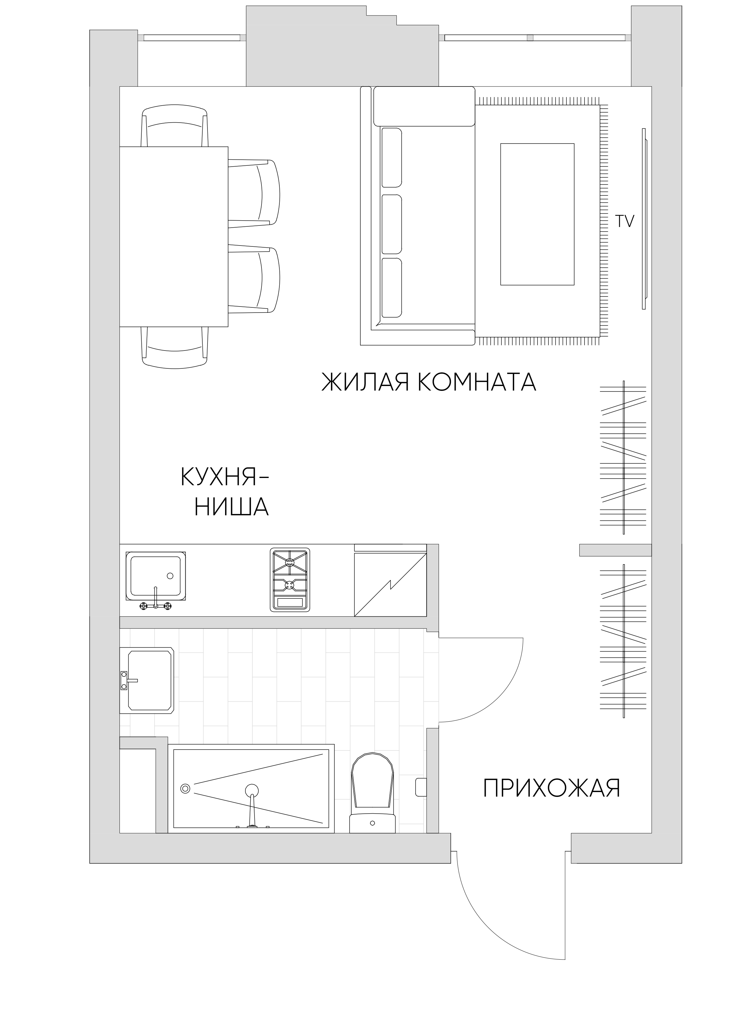 студия, 26.5 м², 10 этаж 