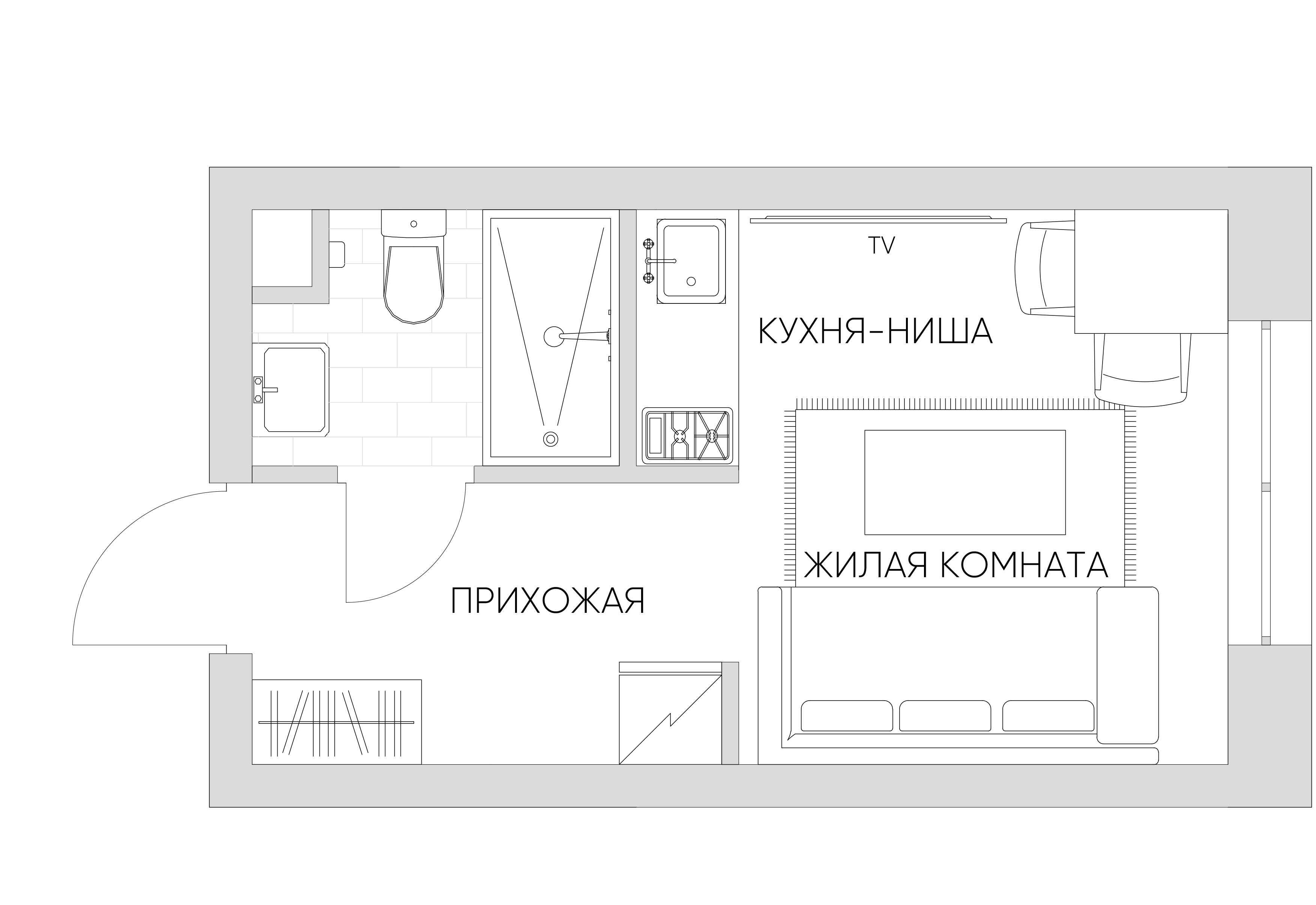 студия, 17.8 м², 18 этаж 